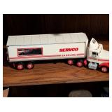 Servco Gasoline Tractor Trailer  Race Car Inside