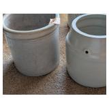 (2) Stoneware Crocks