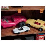 Gremlin, Corvette, Pink Plastic Cars