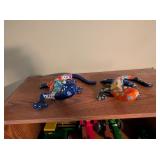 (2) Colorful Lizards
