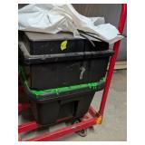 (2) Black Totes