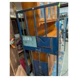 Large Blue Rolling Cart
