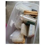 Tote of Plastic Sorters