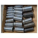 (20) Snap On Deep Sockets, 3/8/ to 1 1/2