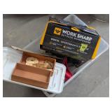 Work Sharp Sharpener, Horn Fragments, Saw Blades