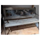 Child Size Cast Iron Bench
