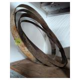(4) Old Barrel Rings