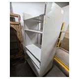 Metal 5 Shelf Rolling Cart, Approx 6ft Tall