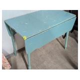 Blue Table Drop Leaf