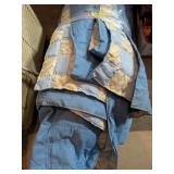 (2) Blue and Yellow Quilts Hand Stitched