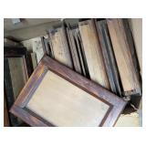 (9) Wooden Shadow Box Frames