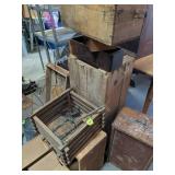 (9+) Wooden Boxes, Bird Cage