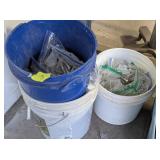 (3) Buckets of Bolts