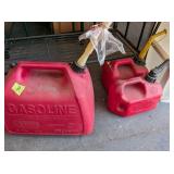 (3) Gas Containers 1-5gallon, 2-gallon