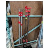 (4) Pipe Clamps