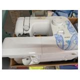 Brther LX3817 Sewing Machine, Scissors, Accesories