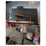 Music Stand, Drum Sticks and Percussion Instrument