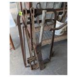 Bale Hook, De-Horner, Pick, Wooden Level, Weight