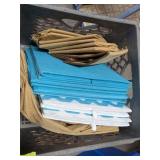 Crate of Collapsing Cubby Hole Baskets
