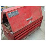 Red Snap On Tool Box and Contents