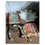 Shipman Lumber Apron, Horse Shoes, License Plates