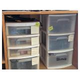 (2) Storage Cabinets of Adapters, Power Supplies