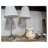 Lamps, Wall Shelves, Metal Baskets, Dough Boy Head