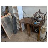 Hanging Pan Holder, Mirrors, End Tables, Cubbies