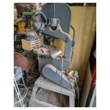 Scroll Saw on Wheeled Cart