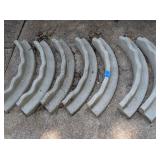 (7) Concrete Edging Pieces