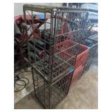 (2) Wire Milk Crates, Edwardsville, Hams Dairy