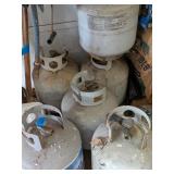(6) Propane Tanks (1) Sealed