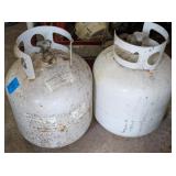 (2) Propane Containers (At Least 1 is Full)