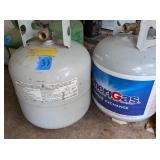(2) Propane Containers (At Least 1 Is Full)