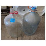 (2) 5 Gallon Glass Jugs