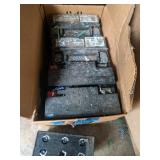 Box of Batteries, 12V and Misc