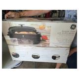 Black GE Roaster Oven