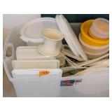 Large Tupperware Lot, Bowls, Trays, Cake Safe
