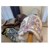 (4) Queen Comforters Machine Quilted