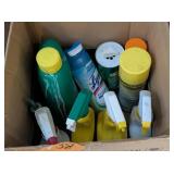 Box of Misc Cleaning Supplies