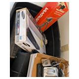 Electronics Lot, Boom Box, Blue Ray, Tripod