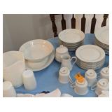 Crown Ming Fine China w/Silver Dinning Set