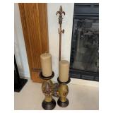 Candle Stick Set, Iron Stand