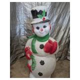 Blow Mold Frosty Snowman 45 Inches
