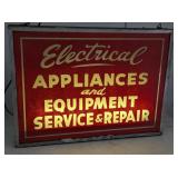 Electrical Appliances Repair Sign Lighted