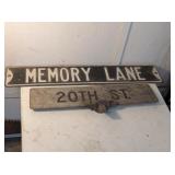 Memory Lane, 20th Street Signs
