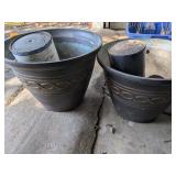 (2) Large Planters