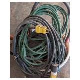 (4) Electrical Cords, Jumper Cables, 22lbs