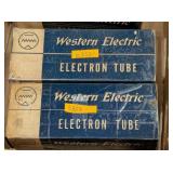 (2) Western Electric Electron Tubes (350B)