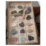 (5) Containers with Rocks, Crystals